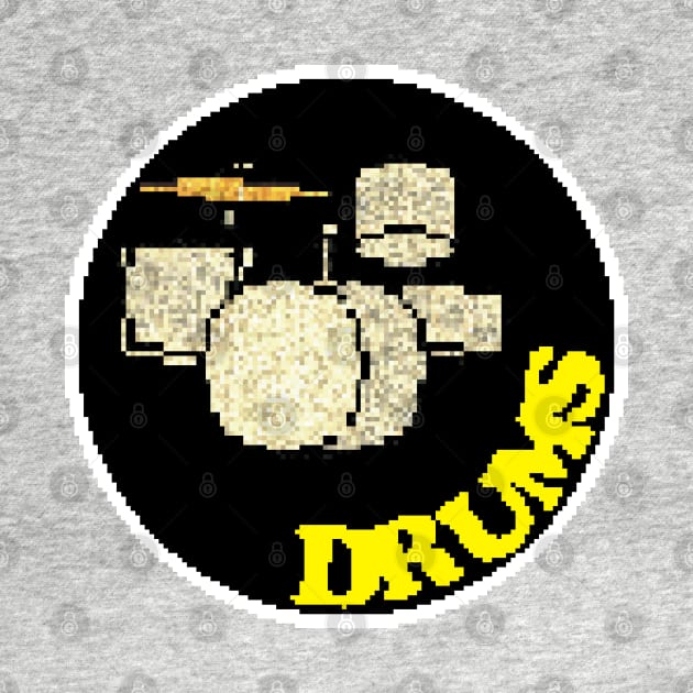 Rock Battle Card Game Drums Icon by gkillerb